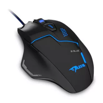 E-blue Mazer V2 Žična miška, črna, 2500DPI