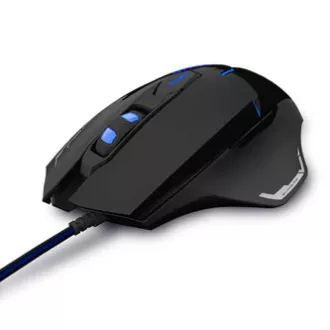 E-blue Mazer V2 Žična miška, črna, 2500DPI