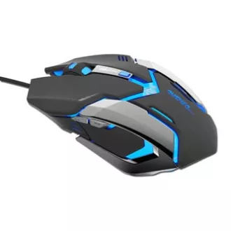 E-blue Auroza Gaming Mouse žična, črna, 4000DPI