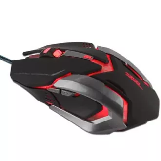 E-blue Auroza Gaming Mouse žična, črna, 4000DPI