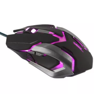 E-blue Auroza Gaming Mouse žična, črna, 4000DPI