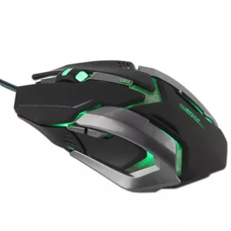E-blue Auroza Gaming Mouse žična, črna, 4000DPI