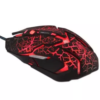 E-blue Auroza Gaming Mouse žična, črna, 4000DPI