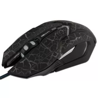 E-blue Auroza Gaming Mouse žična, črna, 4000DPI