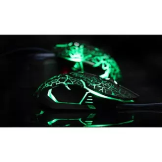 E-blue Auroza Gaming Mouse žična, črna, 4000DPI