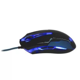 E-blue Auroza žična miška, črna, 3500DPI