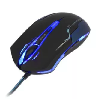 E-blue Auroza žična miška, črna, 3500DPI