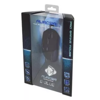 E-blue Auroza žična miška, črna, 3500DPI