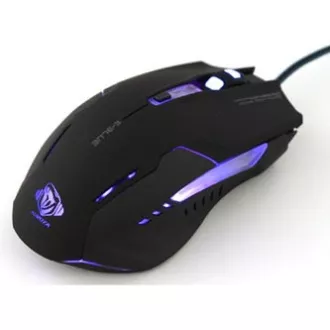 E-blue Auroza G miška žična, črna, 3000DPI