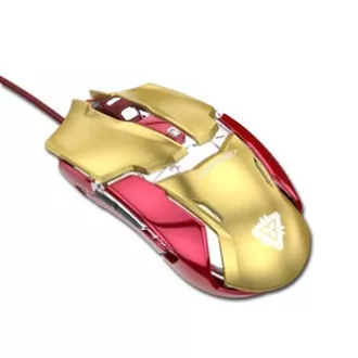 E-blue IRON MAN ARMOR EMS610 Žična miška, zlata, 4000DPI