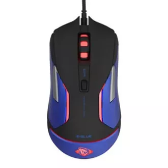 E-blue Auroza Gaming V2 miška žična, črna, 5000DPI, e-box