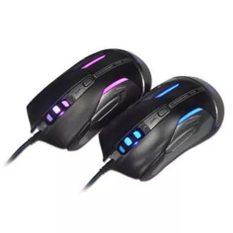 E-blue Auroza FPS miška žična, črna, 8200DPI