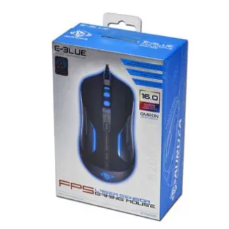 E-blue Auroza FPS miška žična, črna, 8200DPI