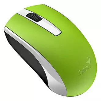 Brezžična miška, Genius Eco-8100, zelena, optična, 1600DPI, PRODAJA