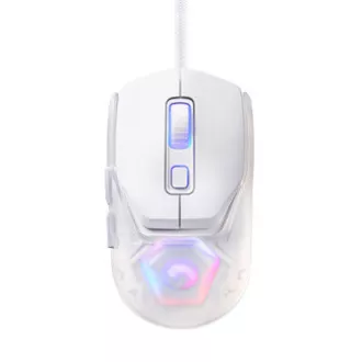 Žična miška Marvo FIT LITE G1, bela, 12000DPI,   DARILO