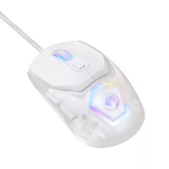 Žična miška Marvo FIT LITE G1, bela, 12000DPI,   DARILO
