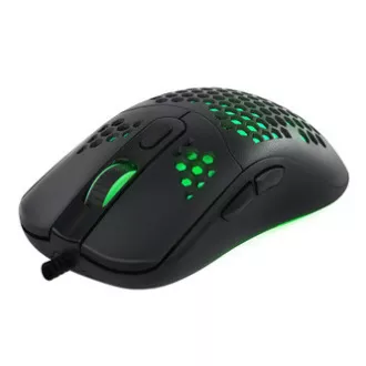 Žična miška Marvo G925, črna, 12000DPI