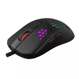 Žična miška Marvo G925, črna, 12000DPI