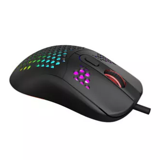 Žična miška Marvo G925, črna, 12000DPI