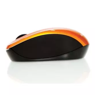 Brezžična miška, Verbatim Go Nano 49045, oranžna, optična, 1600DPI