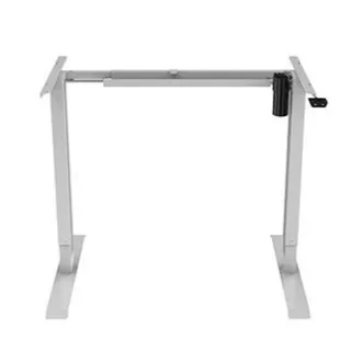 Delovna miza z električno nastavljivo višino 75x120cm, siva, ergo