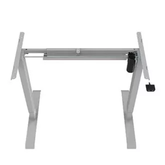 Delovna miza z električno nastavljivo višino 75x120cm, siva, ergo