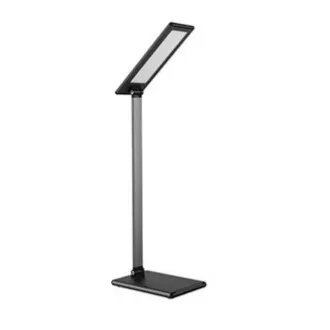 Namizna svetilka LED z možnostjo zatemnitve, siva, 8W, brezstopenjski nadzor svetlosti, 100-240V, SMD2835 72pcs LED
