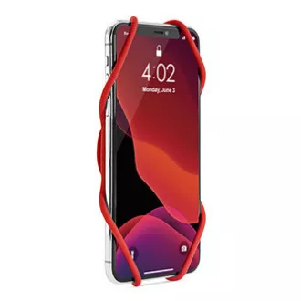 Držalo za mobilni telefon Bone Bike Tie 3, za kolo, nastavljiva velikost, rdeče, 4,7-7,2