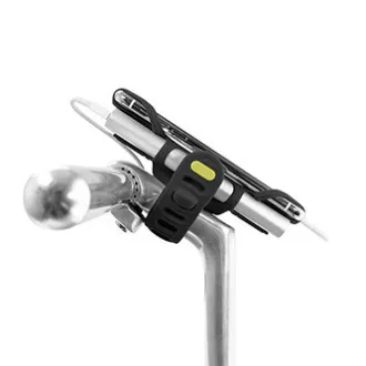 Bone Bike Tie 3 Pro Pack držalo za mobilni telefon in powerbanko, nastavljiva velikost, črno, 4-6,5", silikonsko, za pritrditev na krmilo, črno