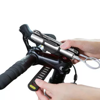 Bone Bike Tie 3 Pro Pack držalo za mobilni telefon in powerbanko, nastavljiva velikost, črno, 4-6,5", silikonsko, za pritrditev na krmilo, črno