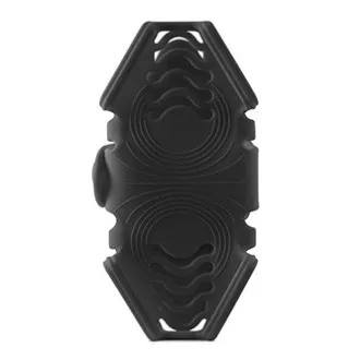 Bone Bike Tie 3 Pro Pack držalo za mobilni telefon in powerbanko, nastavljiva velikost, črno, 4-6,5", silikonsko, za pritrditev na krmilo, črno