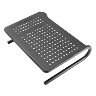 Stojalo za monitor, predal za tipkovnico, črno, jekleno-plastično, nosilnost 20 kg, Powerton, ergo Stojalo za monitor, predal za tipkovnico, črno, jekleno-plastično, nosilnost 20 kg, Powerton, ergo