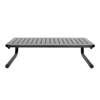 Stojalo za monitor, predal za tipkovnico, črno, jekleno-plastično, nosilnost 20 kg, Powerton, ergo Stojalo za monitor, predal za tipkovnico, črno, jekleno-plastično, nosilnost 20 kg, Powerton, ergo