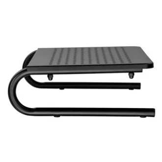 Stojalo za monitor, predal za tipkovnico, črno, jekleno-plastično, nosilnost 20 kg, Powerton, ergo Stojalo za monitor, predal za tipkovnico, črno, jekleno-plastično, nosilnost 20 kg, Powerton, ergo
