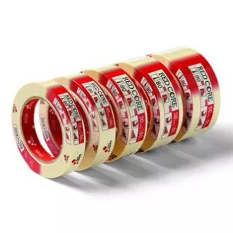 Lepilni trak, RED CORE, maskirni, Schuller Eh,klar, rumeni, 50mm, 50m