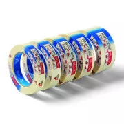 Lepilni trak, CORE, papir, Schuller Eh, klar, rumena barva, 50mm, 50m