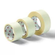 Lepilni trak, TWIN TAPE COTTON, obojestranski, Schuller Eh,klar, mlečni, 50mm, 25m