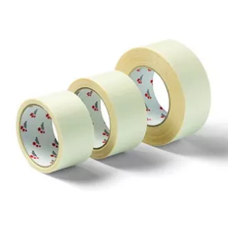 Lepilni trak, TWIN TAPE COTTON, obojestranski, Schuller Eh,klar, mlečni, 50mm, 25m