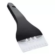 Strgalo za led, črno, plastično, z LED lučkami, PRODAJA