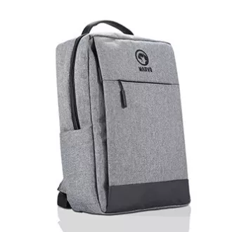 Nahrbtnik za prenosnik 15,6", BA-03, siv najlon, USB priključek za polnjenje, Marvo, V PRODAJI