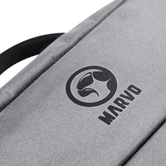 Nahrbtnik za prenosnik 15,6", BA-03, siv najlon, USB priključek za polnjenje, Marvo, V PRODAJI