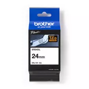 Brother originalen trak za tiskanje etiket, Brother, STE-151, 3m, 24mm, kartuša s šablonskim trakom