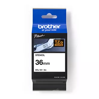 Brother originalen trak za tiskanje etiket, Brother, STE-161, 3 m, 36 mm, kartuša s šablonskim trakom