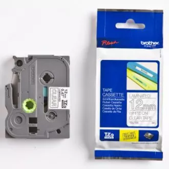 Brother originalen trak za tiskanje etiket, Brother, TZE-135, bel tisk/prepustna podlaga, laminiran, 8 m, 12 mm