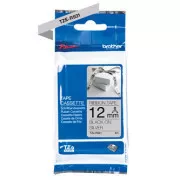 Brother originalen trak za tiskanje etiket, Brother, TZE-R931, črn tisk/srebrna podlaga, tekstil, 4 m, 12 mm