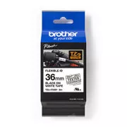 Brotherjev originalni trak za tiskanje etiket, Brother, TZE-FX261, črn tisk/bela podlaga, laminiran, 8 m, 36 mm, upogljiv