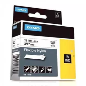 Originalni trak za tiskanje etiket Dymo, Dymo, 18489, črn tisk/bela podlaga, 3,5 m, 19 mm, RHINO najlonski fleksibilni Originalni trak za tiskanje etiket Dymo, Dymo, 18489, črn tisk/bela podlaga, 3,5 m, 19 mm, RHINO najlonski fleksibilni