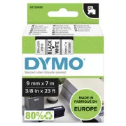 Originalni trak za tiskanje etiket Dymo, Dymo, 40913, S0720680, črn tisk/bela podlaga, 7 m, 9 mm, D1