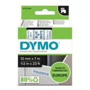 Originalni trak za tiskanje etiket Dymo, Dymo, 45014, S0720540, modri tisk/bela podlaga, 7 m, 12 mm, D1