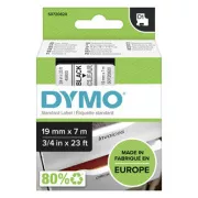 Originalni trak za tiskanje etiket Dymo, Dymo, 45800, S0720820, črn tisk/prezorna podlaga, 7 m, 19 mm, D1